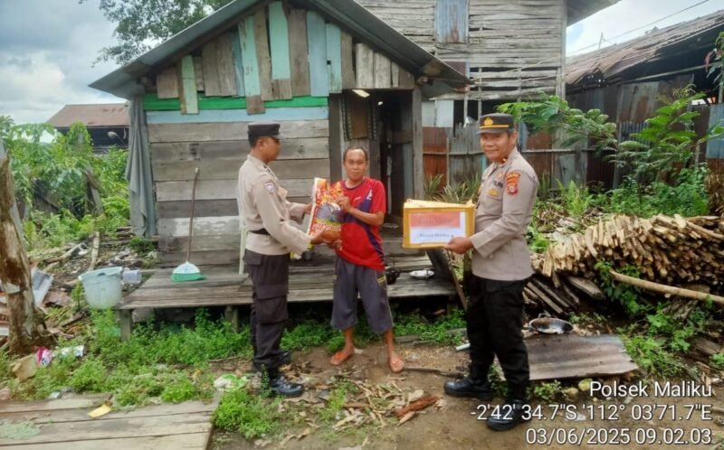 Personel Polsek Maliku, Melaksanakan Kegiatan Bakti Sosial dilingkungan Masyarakat