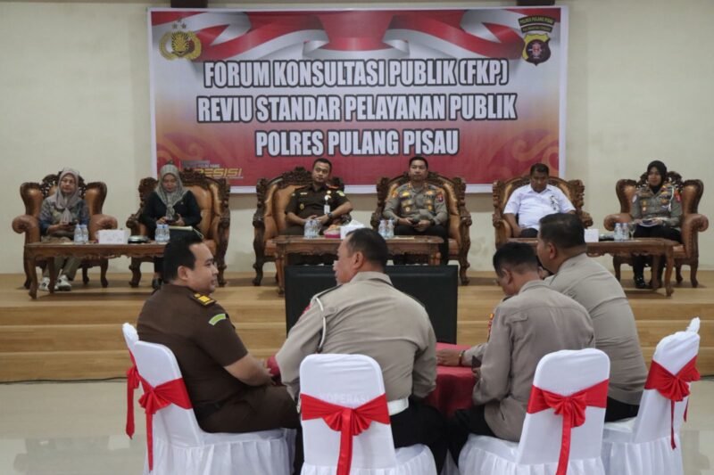 Forum Konsultasi Publik, Polres Pulang Pisau 2025: Wujud Transparansi dan Peningkatan Pelayanan Kepolisian