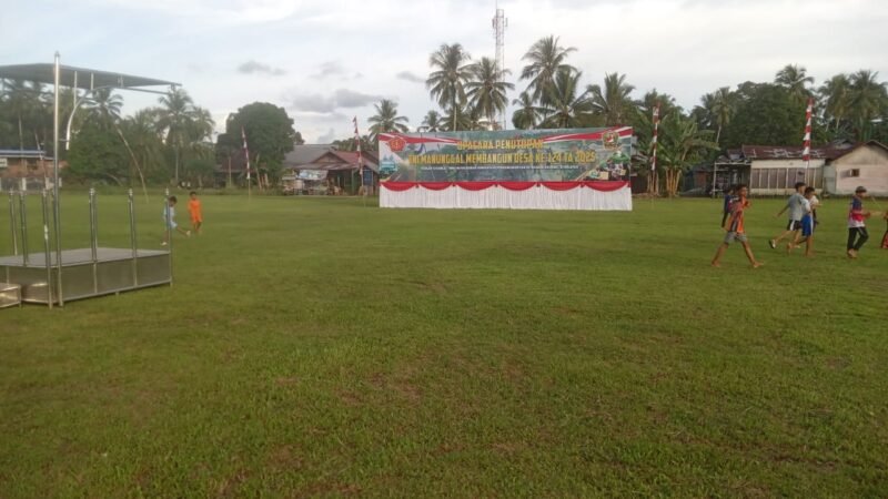 TMMD ke-124 Kodim 1002/HST di Pengambau Hilir Luar Siap Ditutup, Persiapan Capai 100 Persen