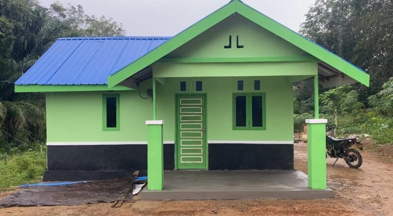 Kerja Keras Satgas, TMMD Ke-124 Kodim 1009/Tanah Laut Wujudkan Rumah Impian Bapak Cahyo Dan Keluarga