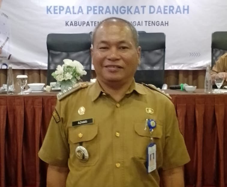 Kodim1002 Berebai Camat, Haruyan Apresiasi Program TMMD ke-124 Kodim 1002/HST Di Pengambau Hilir luar