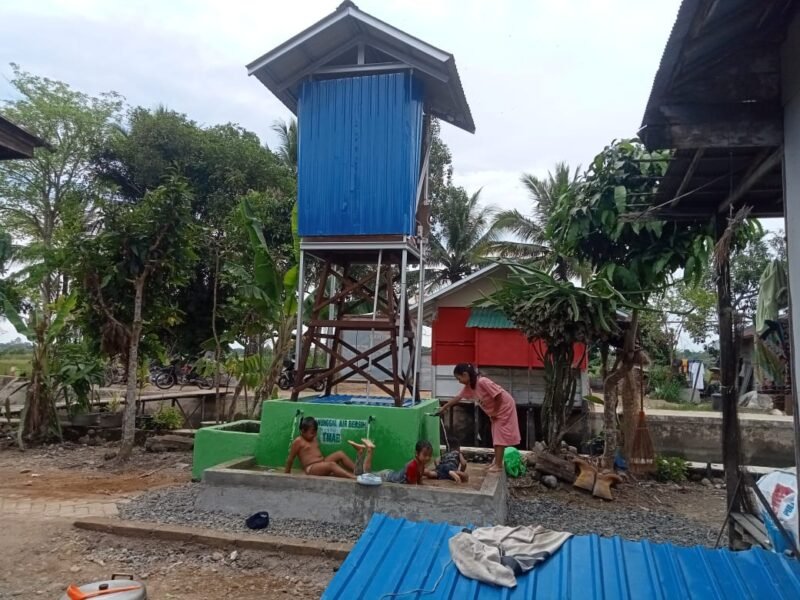 Sumur Bor, TMMD ke-124 Kodim 1002/HST Bawa Berkah Air Bersih bagi Warga Pengambau Hilir Luar