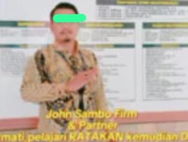 John Sambo, Mengaku Pengacara Akhirnya Dipolisikan, Kuasa Hukum Minta Proses Hukum Jangan Mandek