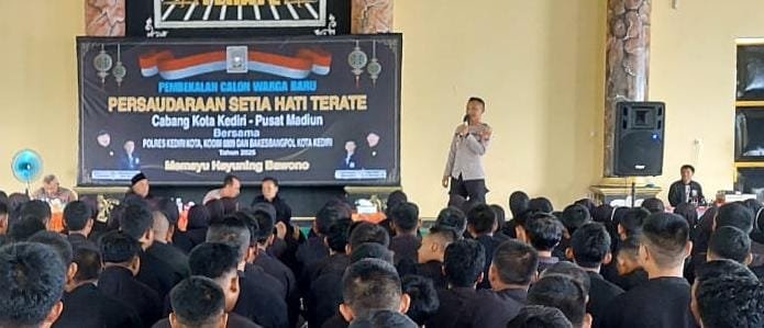 Pesan Polisi 368 Calon, Warga Baru PSHT Cabang Kota Kediri
