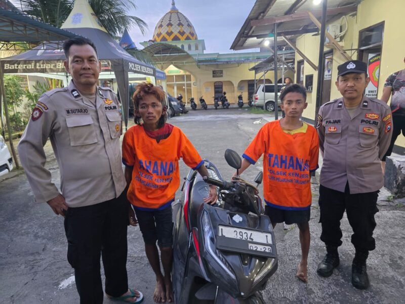 2 Pelaku Sepecialis, Sepada Motor Mendekam Jeruji Besi Polsek Kenjeran