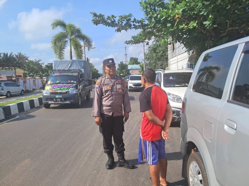 Sat Binmas Polres Pulang Pisau sambang dan patroli dialogis sekaligus berikan himbauan Kamtibmas dan tingkatkan keamanan lingkungan sekitar