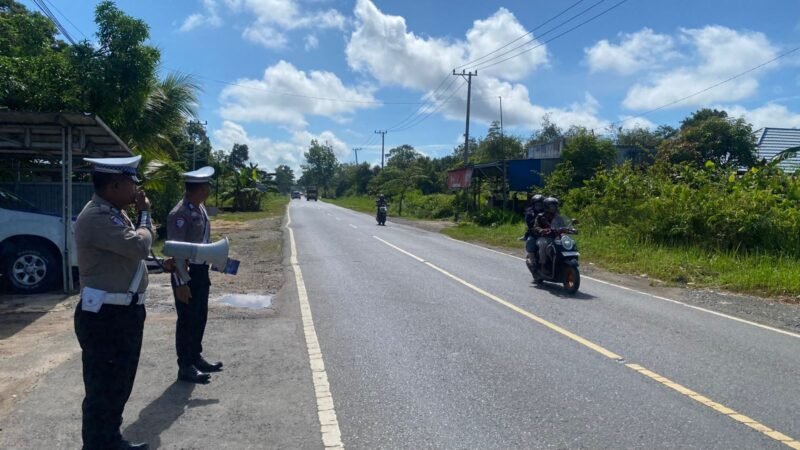 Kamseltibcarlantas: Sat Lantas Polres Pulang Pisau Gelar Dikmas Lantas Penling
