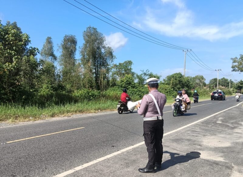 Kamseltibcarlantas: Sat Lantas Polres Pulang Pisau Gelar Dikmas Lantas Penling