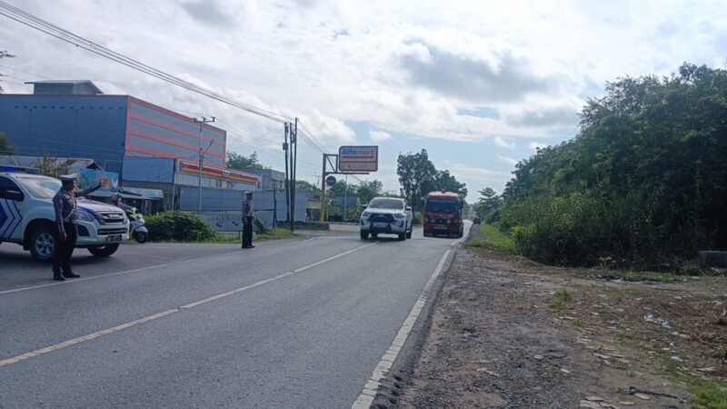 Patroli Satlantas Polres Pulang Pisau, Giat Patroli Wilayah Pantau Lokasi Rawan Laka Lantas