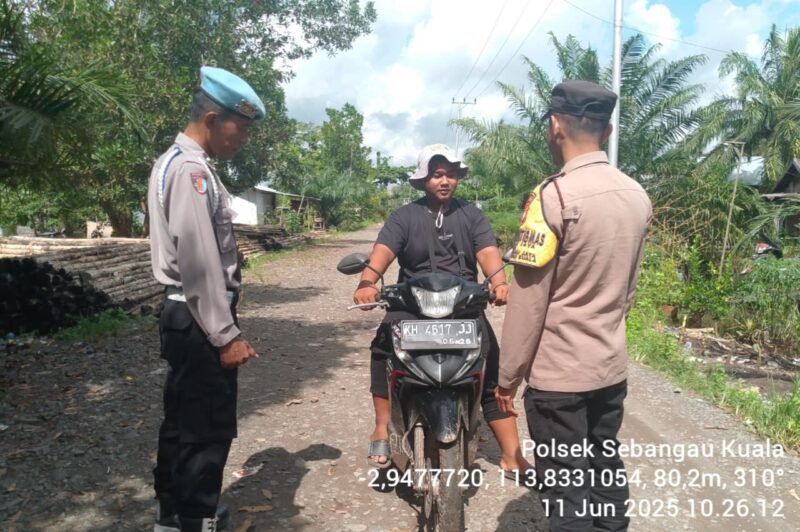 Polsek Sebangau Kuala laksanakan kegiatan KRYD di wilayah kecamatan Sebangau Kuala