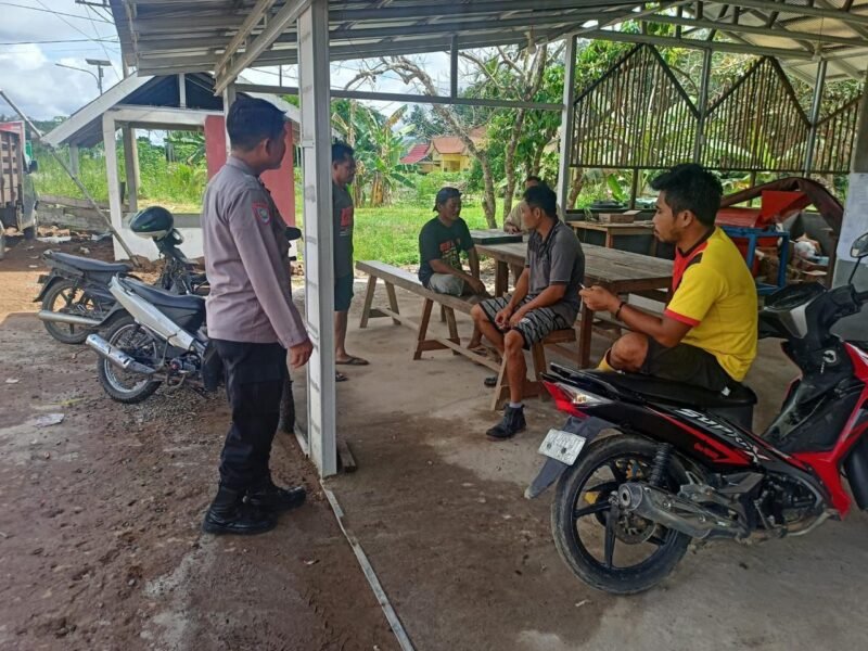 Cegah Judi Online Sat Binmas Polres Pulang Pisau Laksanakan Sambang ke Masyarakat