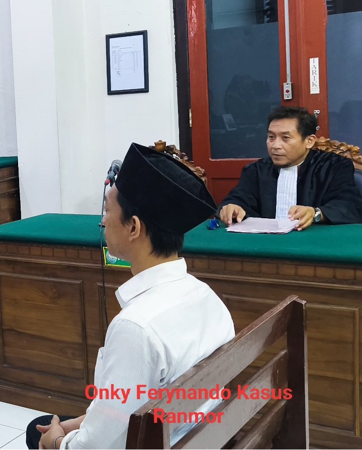 JPU Arie Zaky Prasetyo Menuntut Ringan Onky Ferynando Pelaku Pencurian Sepeda Motor. Divonis Hanya 1 Tahun Penjara