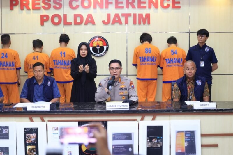 Polda Jatim Berhasil Ungkap Kasus, Tindak Pidana ITE Pornografi Anak Motif Cemburu