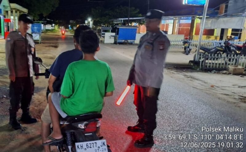 Gelar KRYD Polsek Maliku, Ciptakan Kamtibmas Kondusif