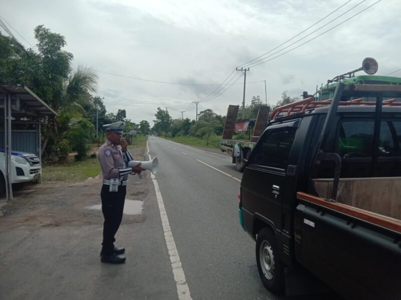 Kamseltibcarlantas: Sat Lantas Polres Pulang Pisau Gelar Dikmas Lantas Penling