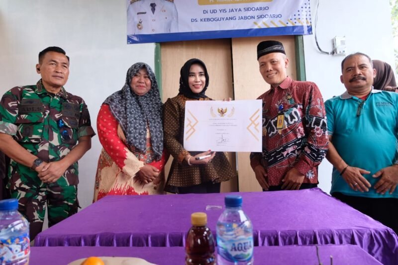 Wabup Sidoarjo, Resmikan Rumah Produksi UMKM Yis Jaya