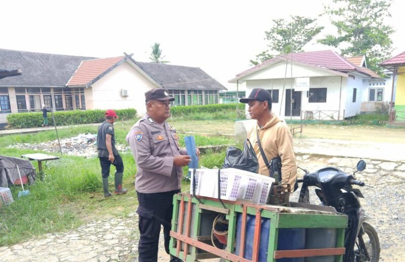 Bhabinkamtibmas, Food Estate Sambangi Warga sekaligus Sisipkan Pesan Kamtibmas
