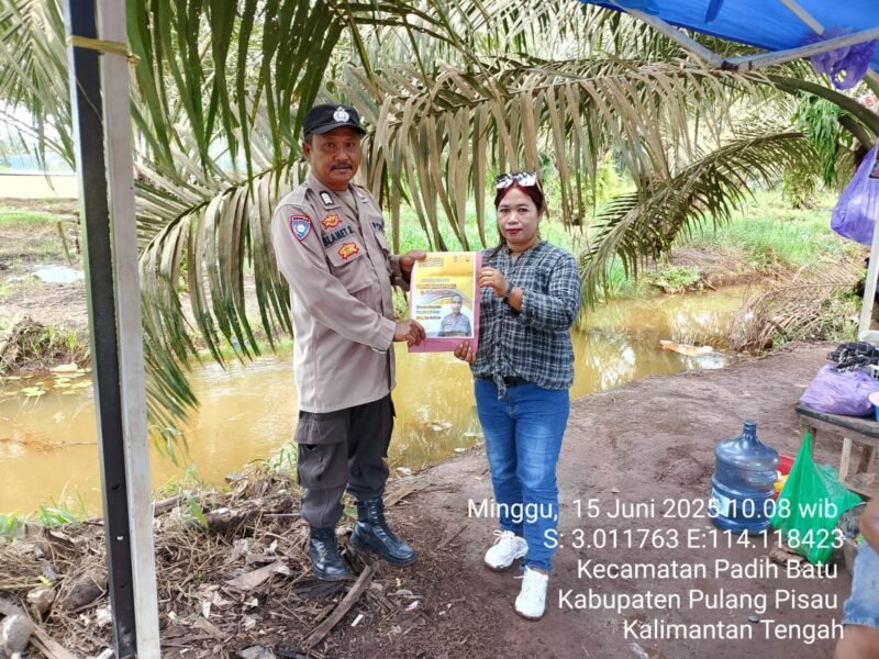 Polsek Pandih Batu, Laksanakan Sosialisasi Call Center di Polsek Pandih Batu