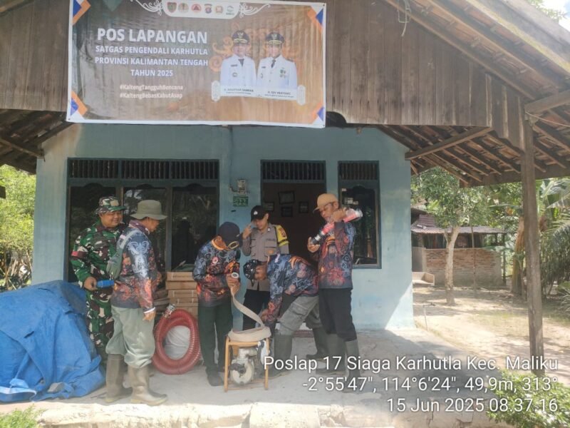 Polsek Maliku Sosialisasikan Larangan Karhutla