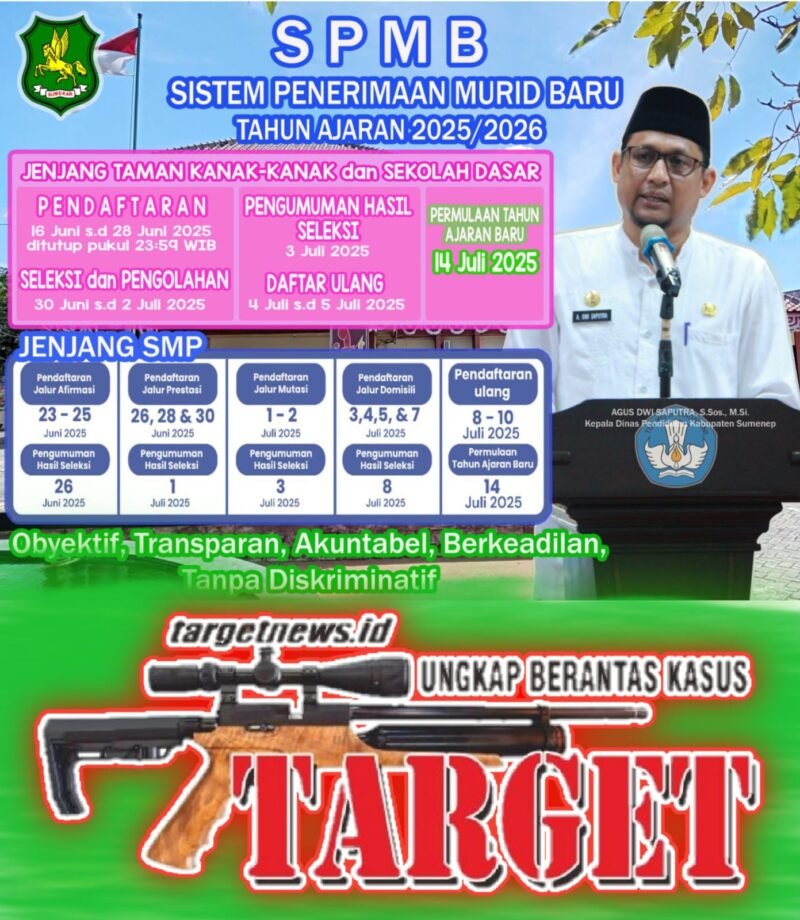 Disdik Sumenep Resmi Umumkan Pelaksanaan SPMB TA 2025/2026 Tingkat SD dan SMP