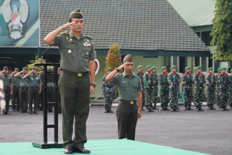Korem 084/Bhaskara Jaya Selenggarakan Upacara Bendera 17-an