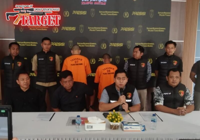 Peyebarkan Vidio Bermuatan Pornografi, Dipamerkan Satreskrim Polres Tanah Bumbu