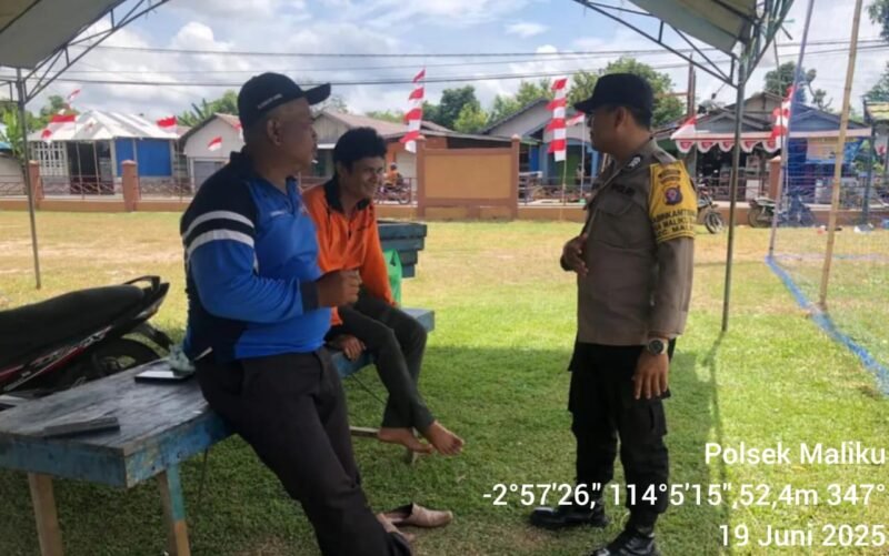 Bhabinkamtibmas Polsek Maliku Laksanakan Penyuluhan TPPO di Desa Binaan