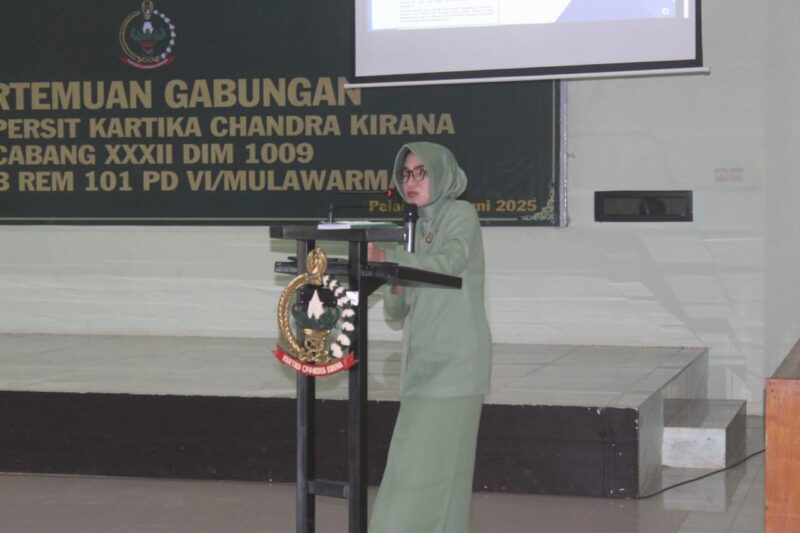 Kodim 1009/Tla Gelar Pertemuan Gabungan Seluruh Persit Jajaran Kodim 1009/Tla