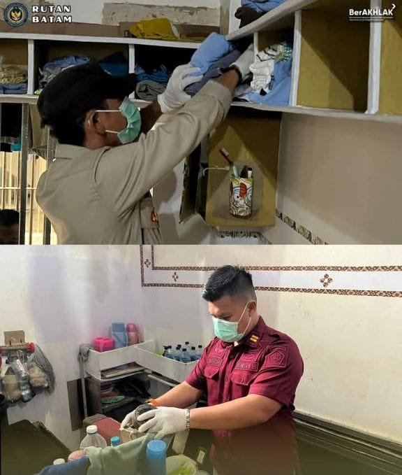 Rutan Batam Gelar Razia Gabungan Bersama APH, Tegaskan Komitmen Bersama Wujudkan Lingkungan Pemasyarakatan Aman dan Kondusif