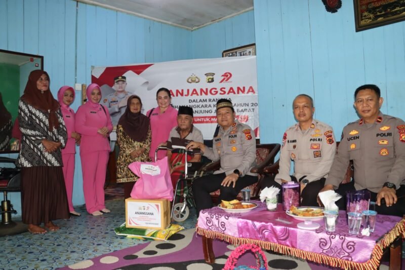 Polres Tanjab Barat Gelar Anjangsana ke Purnawirawan Polri dalam Rangka HUT Bhayangkara ke-79