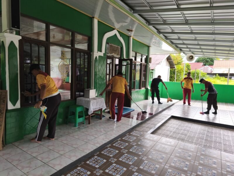 Polsek Jajaran Polres Pulang Pisau Gelar Bakti Religi Sambut HUT Bhayangkara ke-79