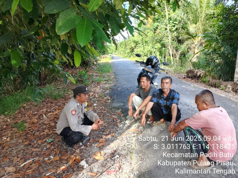 Polsek Pandih Batu Laksanakan Colling Sistem Sistem dan Ajak Masyarakat untuk Jaga Kamtibmas Dan sadar Hukum
