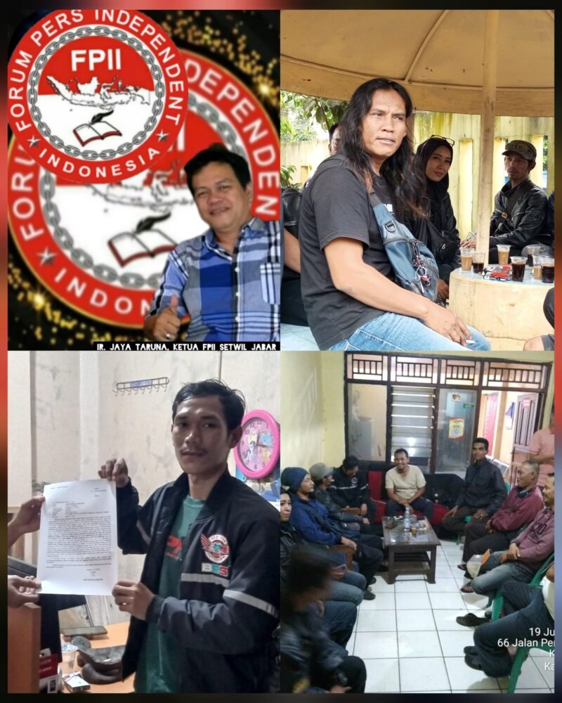 Ketua Furum Pers, Indenpenden Indonesia FPII Jawa Barat Tanggapi Kasus Intimidasi Jurnalis Kukabumi