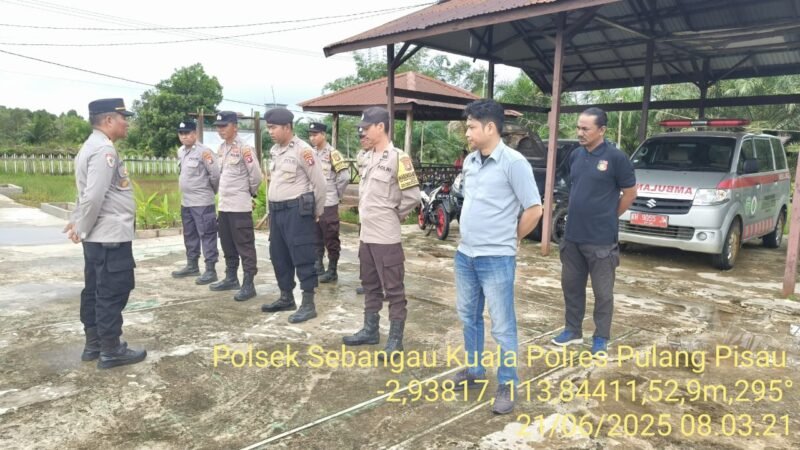 Melaksanakan kegiatan Apel & Penyampaian arahan dari Pimpinan kepada Anggota terkait tugas di lapangan