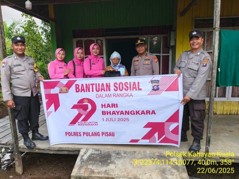 Dalam rangka HUT Bhayangkara ke 79 Polri untuk Masyarakat, Kehadiran POLRI di tengah Masyarakat bukan sekedar memberi rasa aman & tentram terkait Kamtibmas