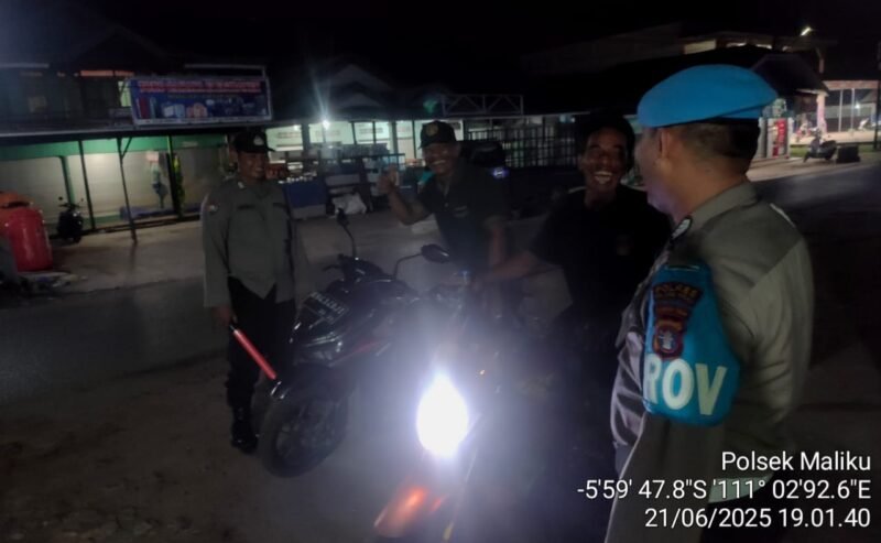 Polsek Maliku Ciptakan kamtibmas Kondusif di Wilkumnya dengan Konsisten Melaksanakan KRYD