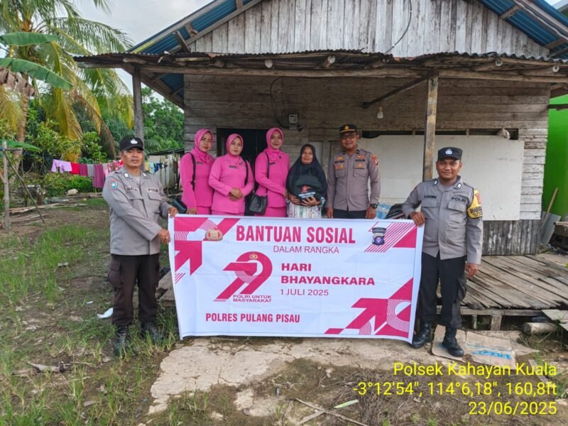 Dalam rangka HUT Bhayangkara ke 79 Polri untuk Masyarakat, Kehadiran POLRI di tengah Masyarakat bukan sekedar memberi rasa aman & tentram terkait Kamtibmas