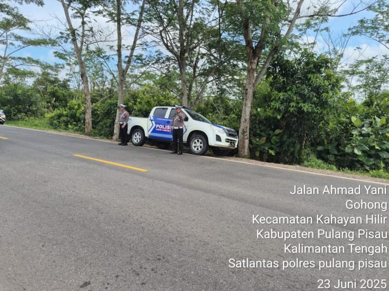 Satlantas Polres Pulang Pisau Optimalkan Pelaksanaan Patroli Pada Daerah Rawan Laka dan Rawan Pelanggaran