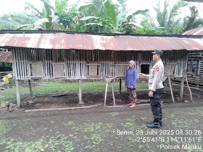 Polsek Maliku Sampaikan Sosialisasi Program Pemanfaatan Pekarangan Pangan Bergizi