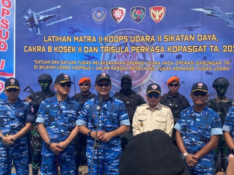 Personel Kodim 1009/Tanah Laut, Hadiri Latihan Matra II Koopsud Udara II Sikatan Daya 2025