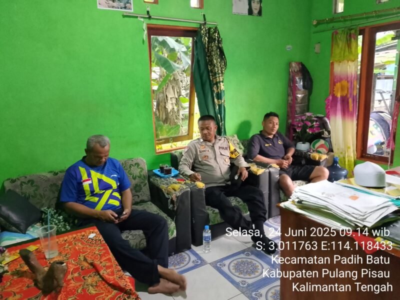 Polsek Pandih Batu Laksanakan Colling Sistem Sistem dan Ajak Masyarakat untuk Jaga Kamtibmas Dan sadar Hukum