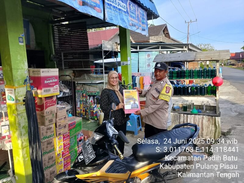 Polsek Pandih Batu Laksanakan Sosialisasi Call Center di Polsek Pandih Batu