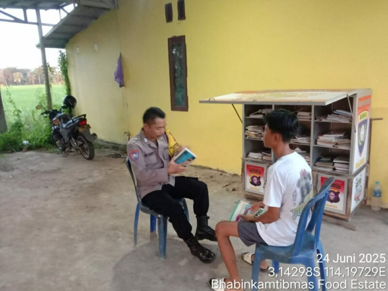 Program Bajaka Presisi Polres Pulang Pisau dengan sasaran anak anak dan remaja Desa Belanti