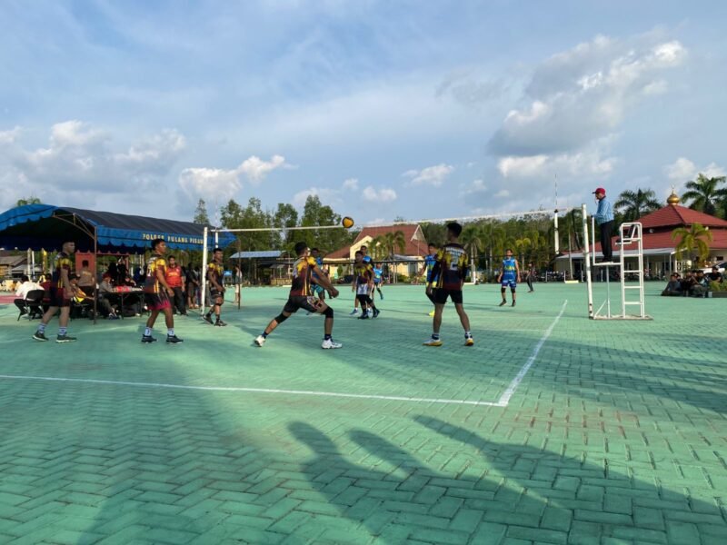 Final Turnamen Bola Voli Kapolres Pulpis Cup Hari Bhayangkara ke-79: Bhayangkara Banteng dan Polsek Jabiren Raih Juara Pertama