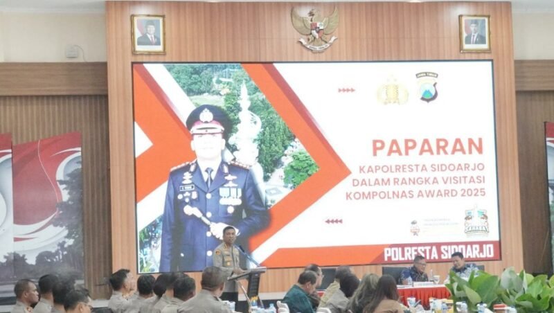 Visitasi Kompolnas untuk Penilaian Kompolnas Award 2025 di Polresta Sidoarjo