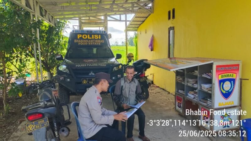 Program Bajaka Presisi Polres Pulang Pisau tidak hanya sasar anak anak saja yang disambangi
