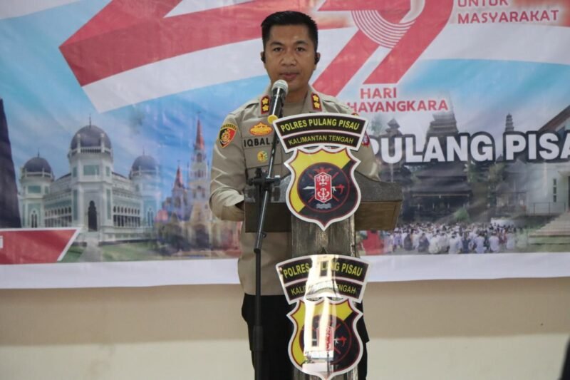 Damai dalam Keberagaman, Polres Pulang Pisau Rayakan Hari Bhayangkara ke-79 Lewat Doa Lintas Agama