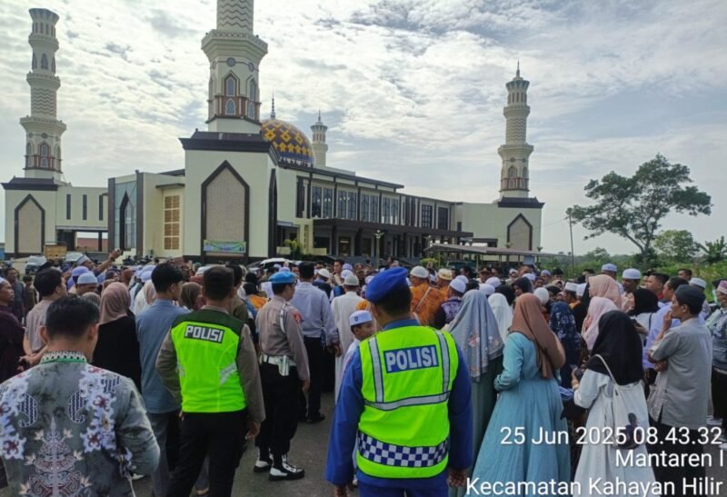 Pengamanan Kedatangan Jemaah Haji di Masjid Ar-Raudah, Polres Pulang Pisau Tunjukkan Komitmen Pelayanan Prima