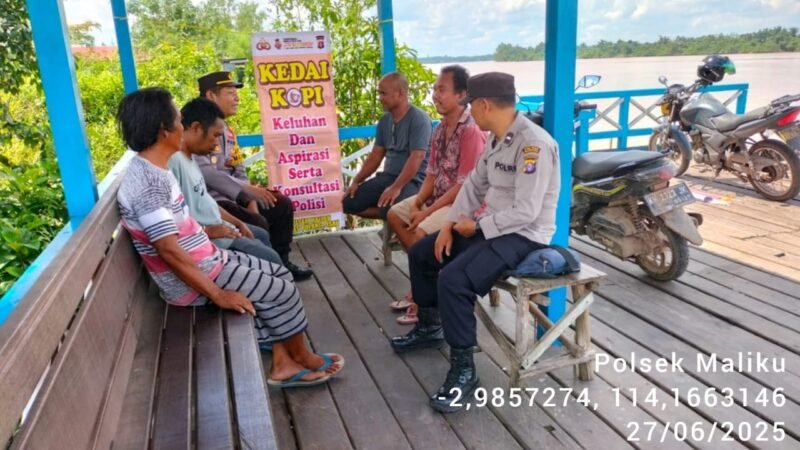 Polsek Maliku Melaksanakan Kegiatan Jumat Curhat 