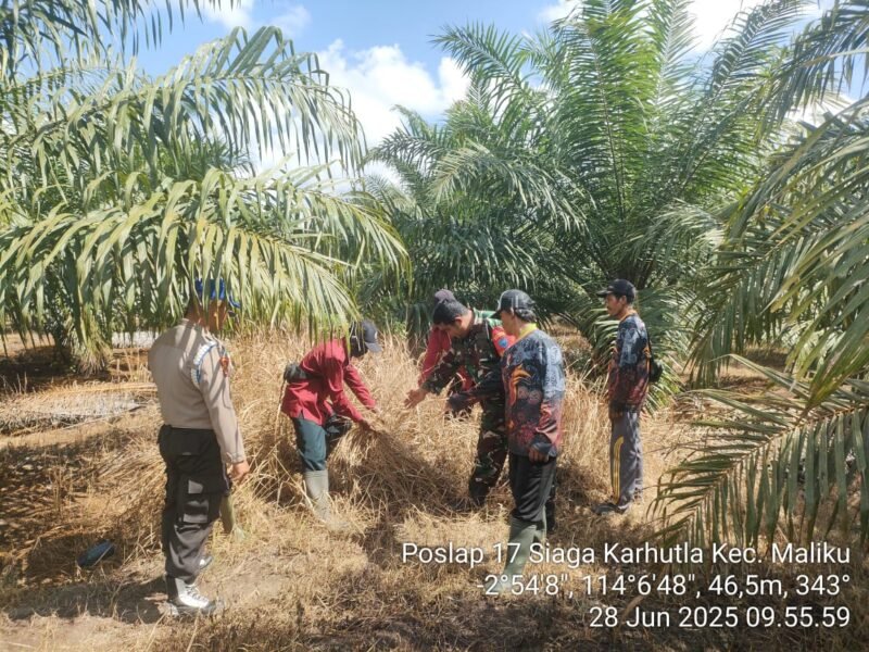 Patroli Terpadu Cegah Karhutla di Wilayah Hukum Polsek Maliku